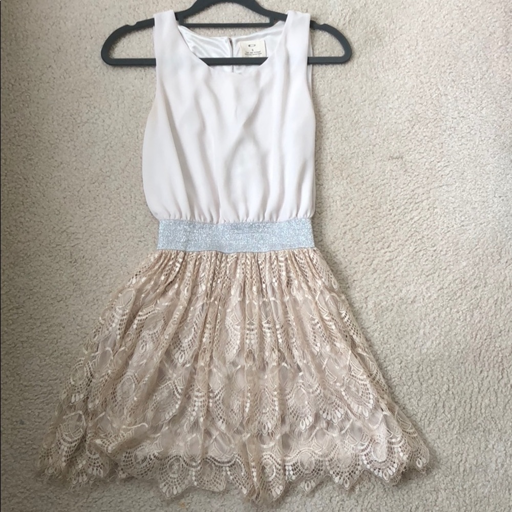 Urban outfitters pins and needles white dress